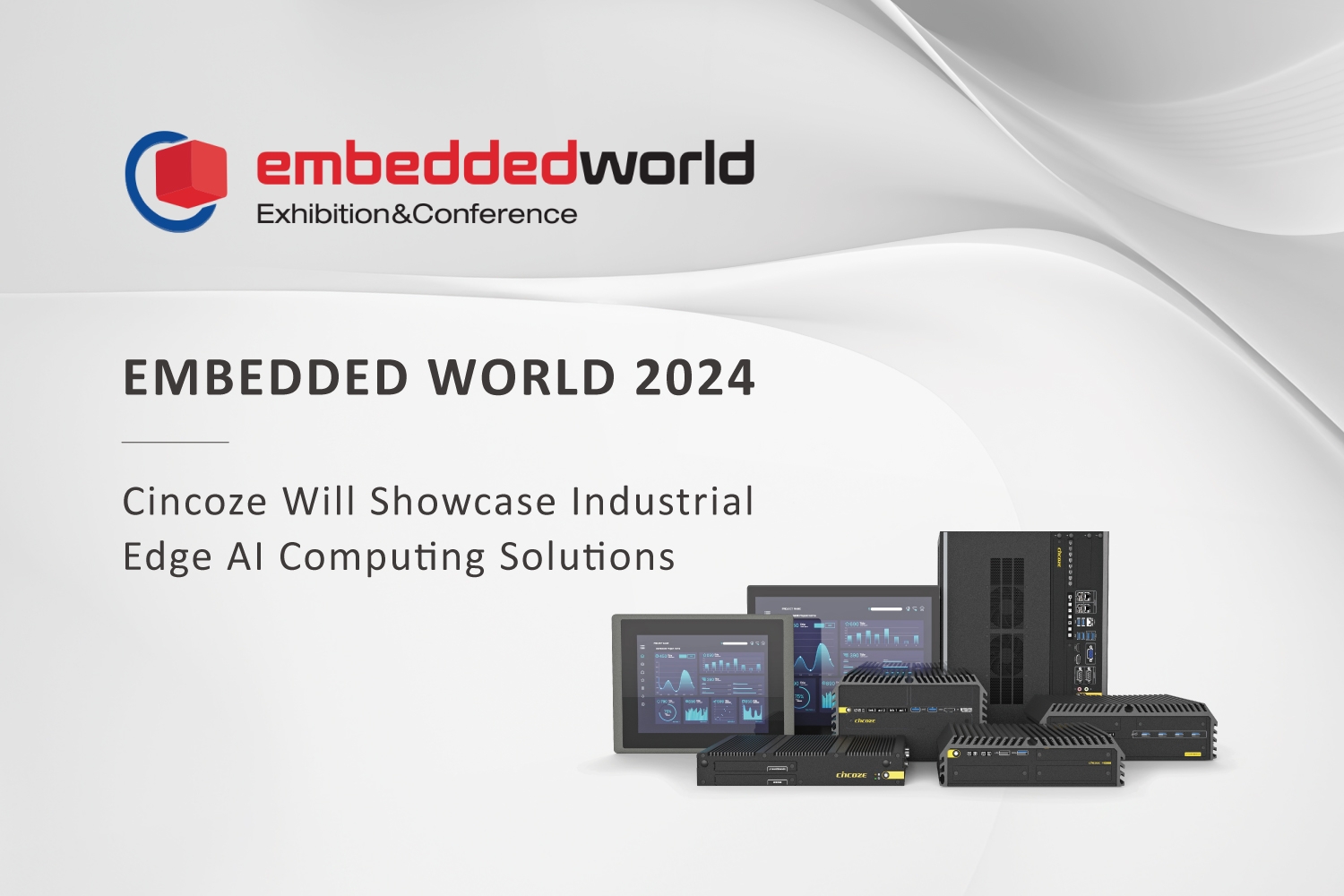2024 年度盛会 Embedded World: Cincoze 德承全面展示 Edge AI 运算解决方案