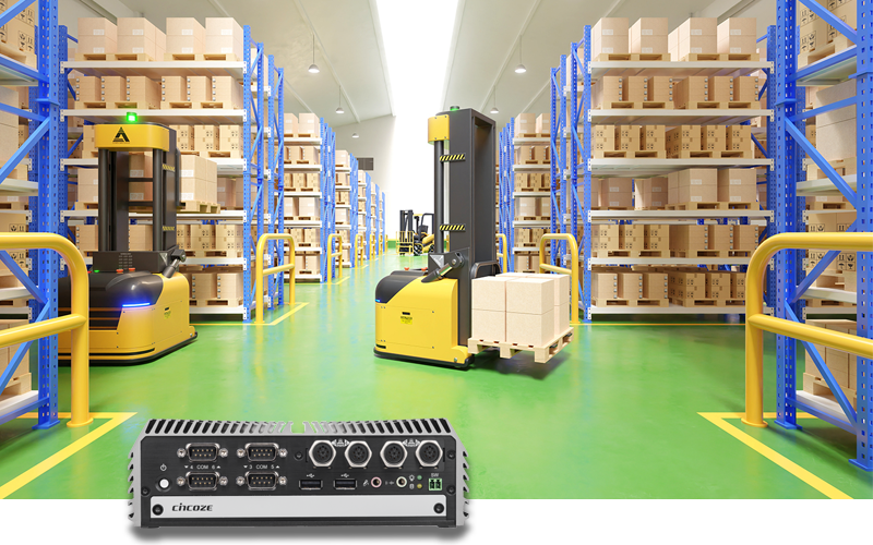 Cincoze DI-1000 Drives AGVs in Factories and Warehouses