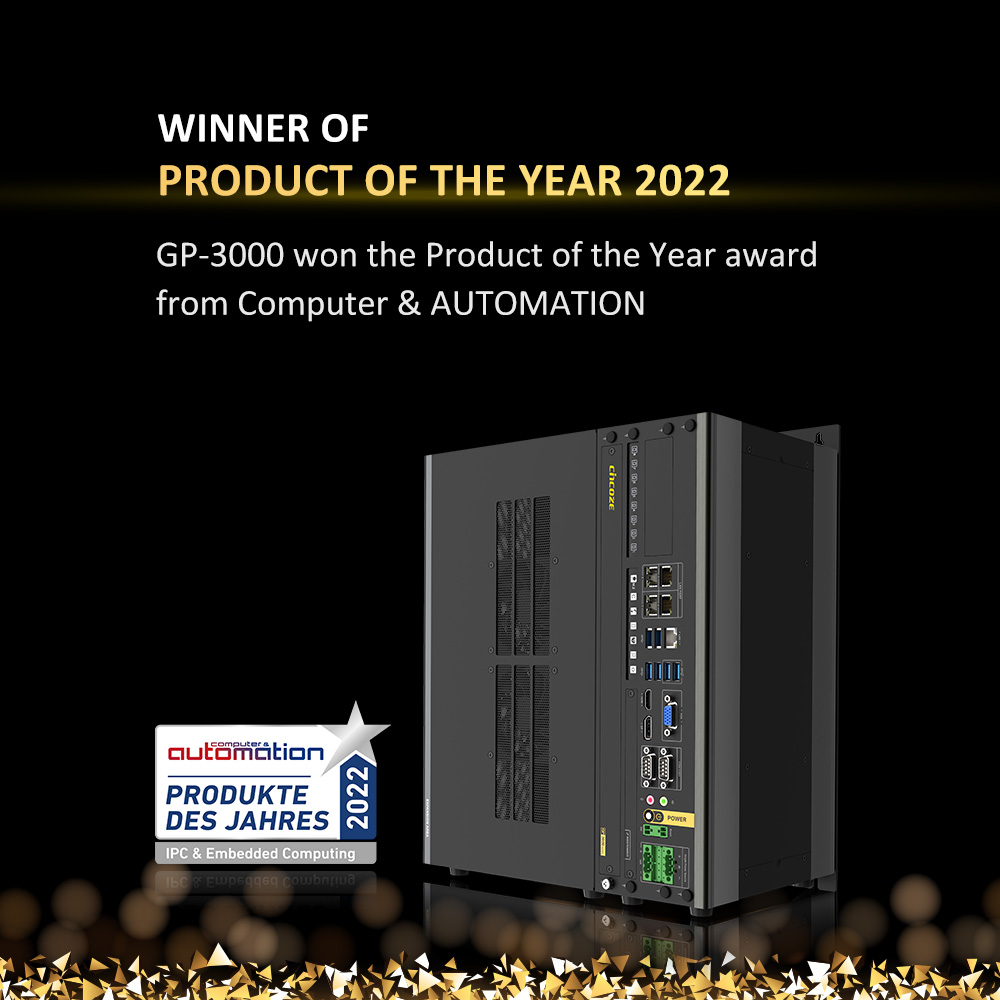 Product of the Year 2022: The Winner Goes to Cincoze GP-3000!