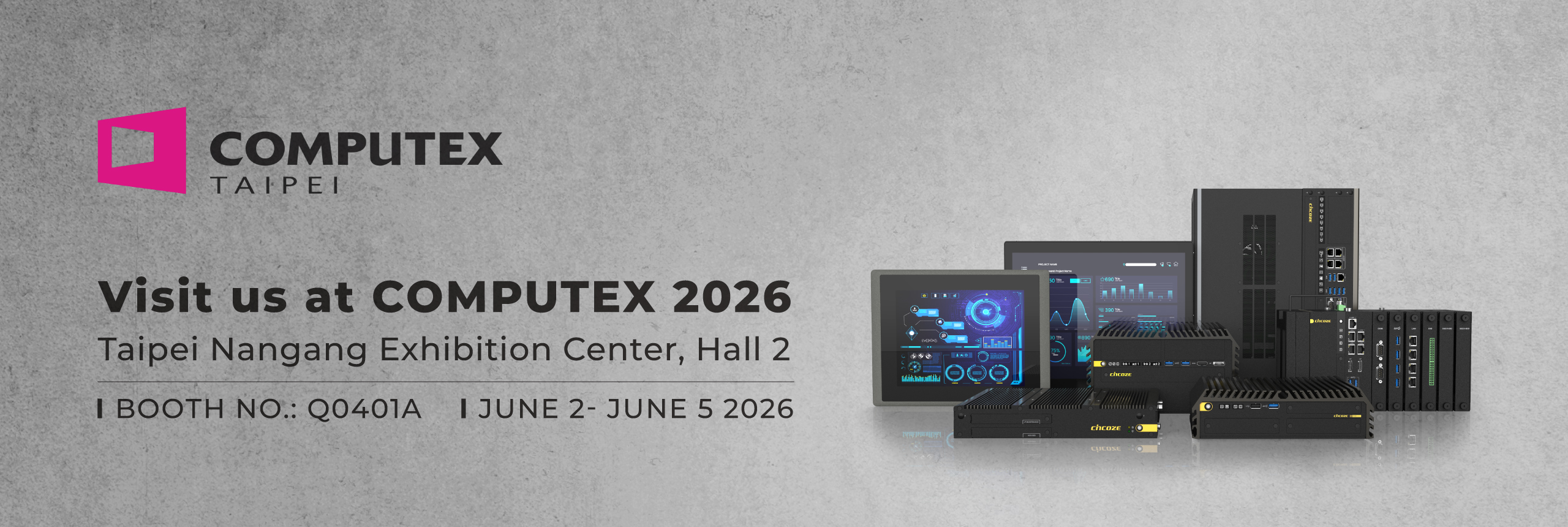 与 Cincoze 德承相遇在 2026 Computex !