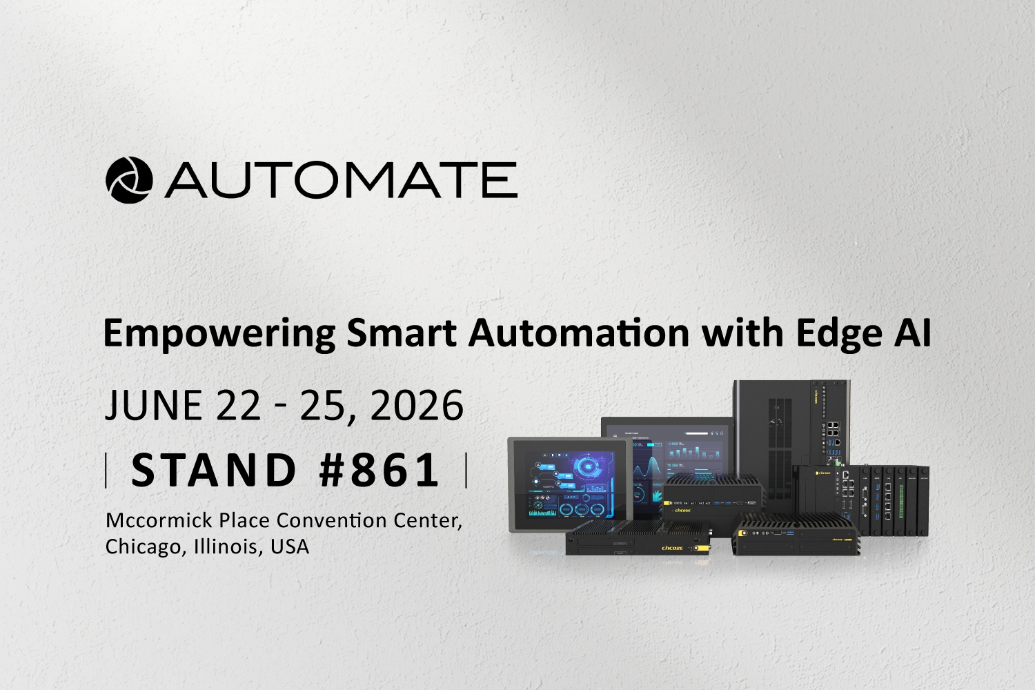 Automate 2026:德承聚焦 Edge AI 运算以及自动化解决方案